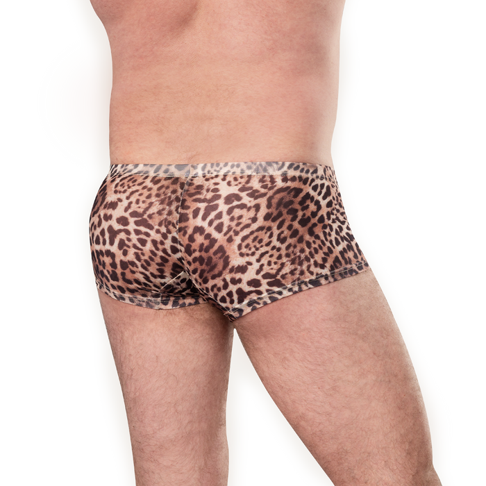 Amorable - Transparante Luipaard Heren Short - Panterprint-Erotiekvoordeel.nl