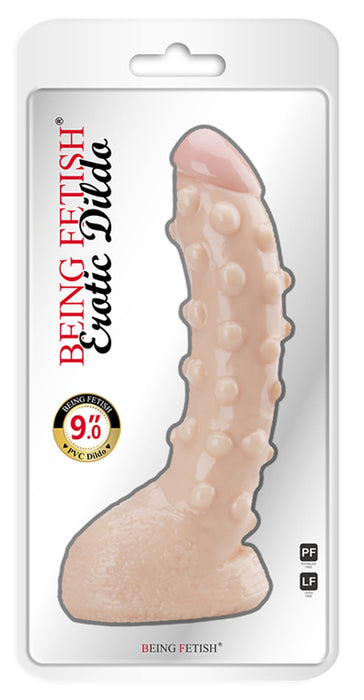 Being Fetish - Gode en PVC - 23 cm - Couleur claire de peau