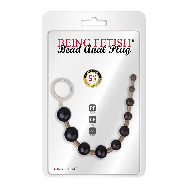 Being Fetish - Anaal Kralen - 32,5 cm - PVC - Transparant-laced-up.nl