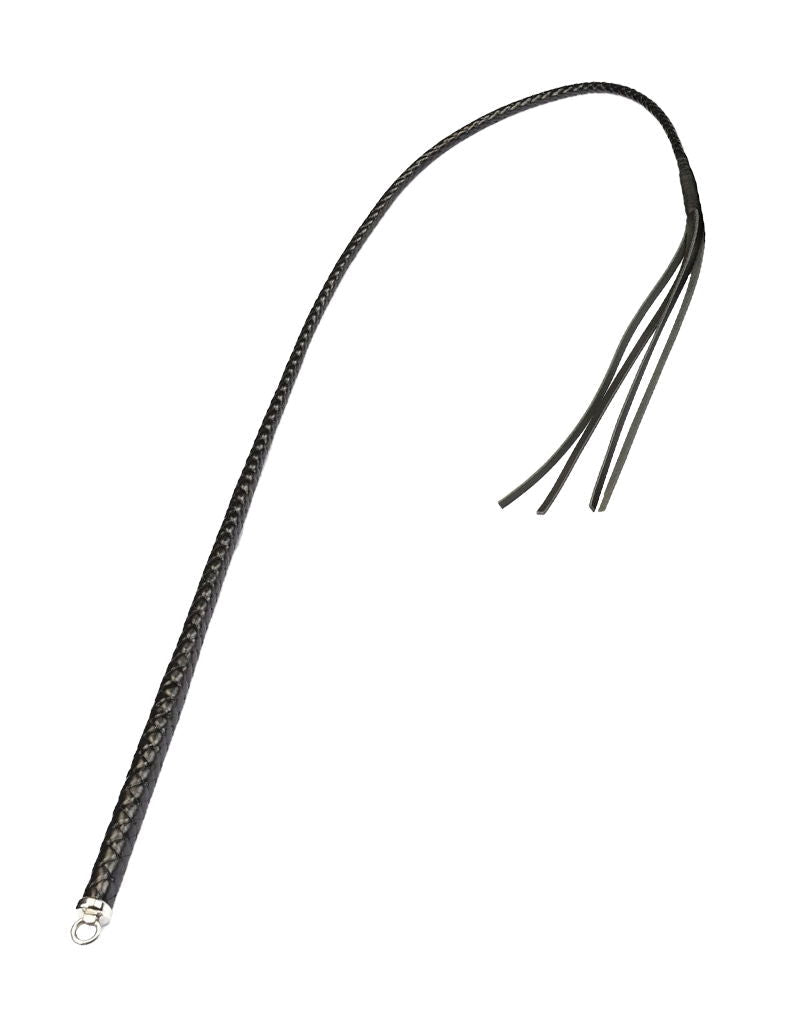 RISE - BDSM Zweep - Feather Single Tail - Zwart-laced-up.nl