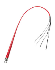 RISE - BDSM Zweep - Feather Single Tail - Rood-laced-up.nl