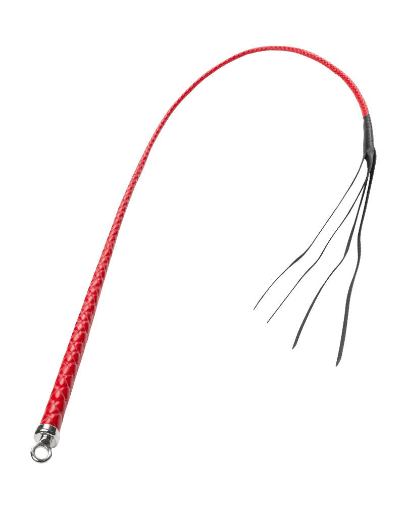 RISE - BDSM Zweep - Feather Single Tail - Rood-laced-up.nl