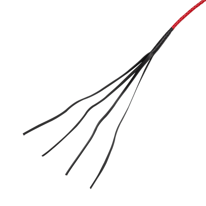 RISE - BDSM Zweep - Feather Single Tail - Rood-Erotiekvoordeel.nl
