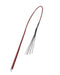 RISE - BDSM Zweep - Feather Soft Single Tail - Rood/Zwart-Erotiekvoordeel.nl