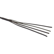 RISE - BDSM Zweep - Feather Soft Single Tail - Paars/Zwart-laced-up.nl