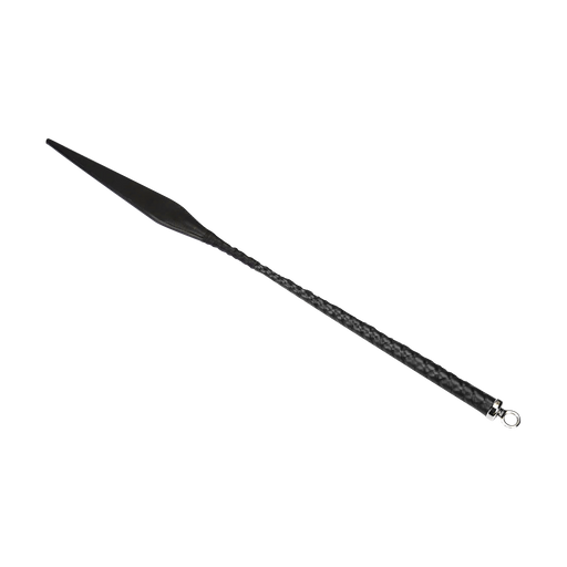 RISE - BDSM Devil's Tongue Flap Zweep - Pulse - Zwart-Erotiekvoordeel.nl