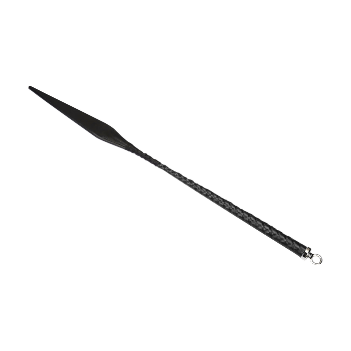 RISE - BDSM Devil's Tongue Flap Zweep - Pulse - Zwart-Erotiekvoordeel.nl