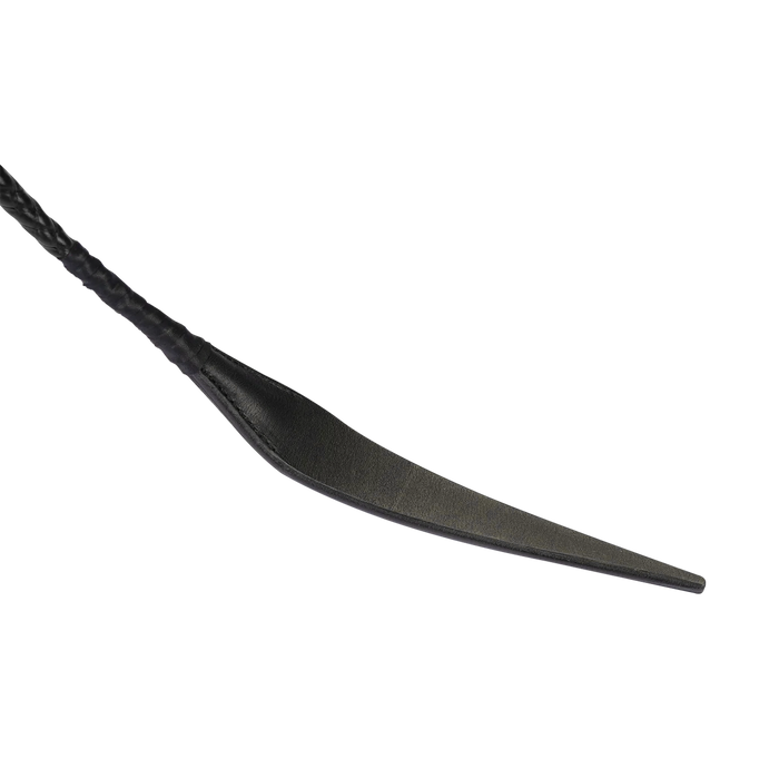 RISE - BDSM Devil's Tongue Flap Zweep - Pulse - Zwart-Erotiekvoordeel.nl