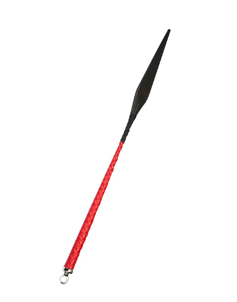 RISE - BDSM Devil's Tongue Flap Zweep - Pulse - Rood-laced-up.nl