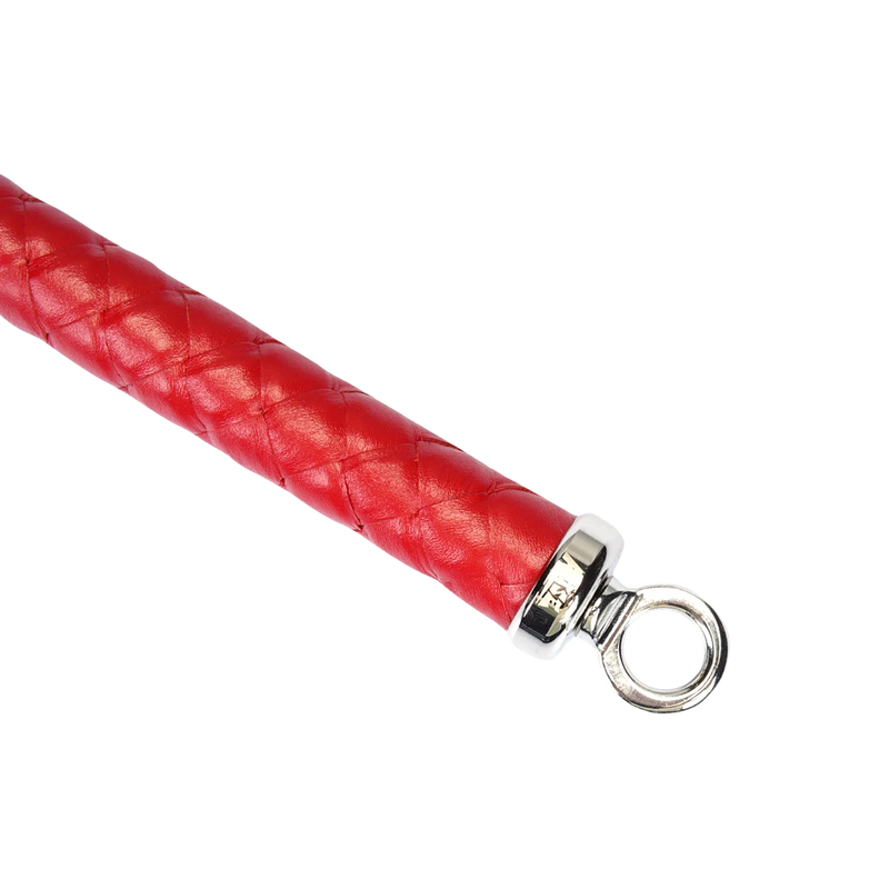 RISE - BDSM Devil's Tongue Flap Zweep - Pulse - Rood-laced-up.nl
