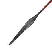 RISE - BDSM Devil's Tongue Flap Zweep - Pulse - Zwart/Rood-laced-up.nl