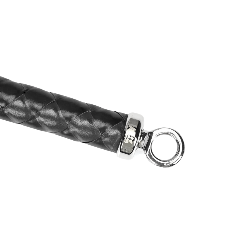 RISE - Lange Flogger met Zachte Strengen - Zwart-laced-up.nl