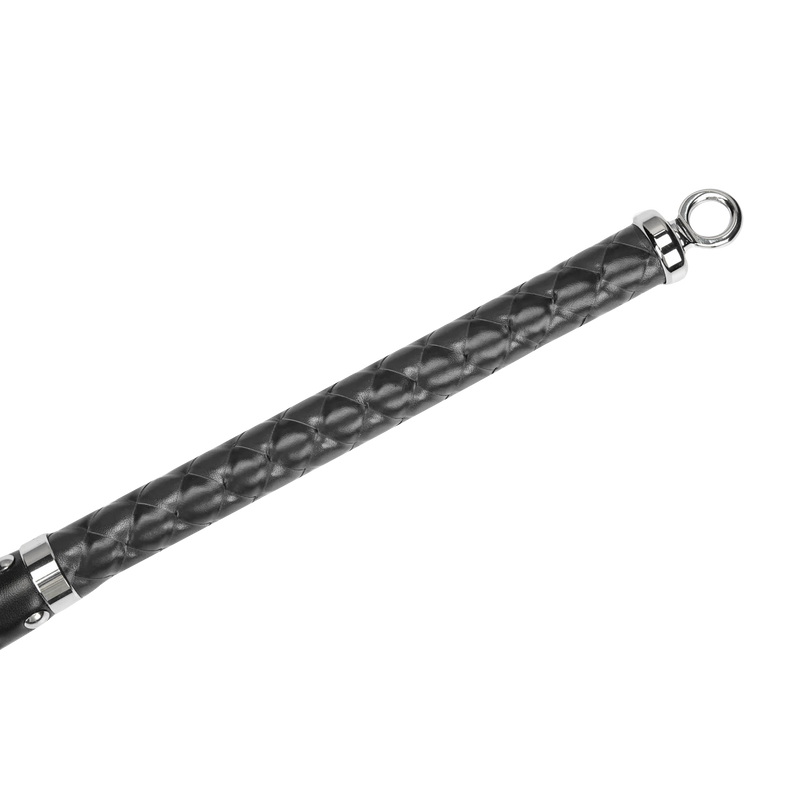 RISE - Lange Flogger met Zachte Strengen - Zwart-laced-up.nl