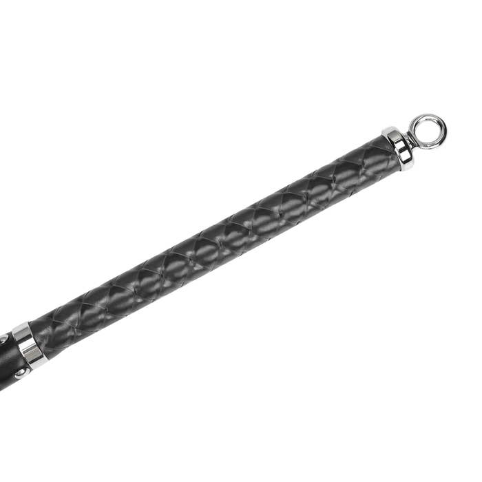 RISE - Lange Flogger met Zachte Strengen - Zwart-Erotiekvoordeel.nl