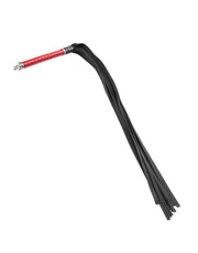 RISE - Lange Flogger met Zachte Strengen - Rood-laced-up.nl