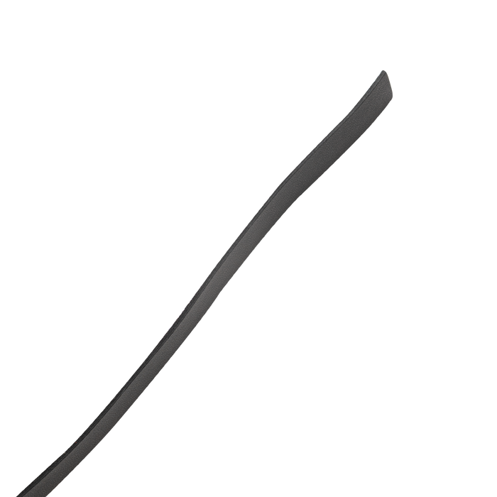 RISE - Lange Flogger met Zachte Strengen - Zwart/Rood-Erotiekvoordeel.nl