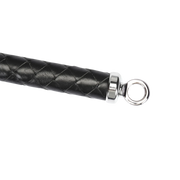 RISE - Lange Flogger met Harde Strengen – Zwart-laced-up.nl
