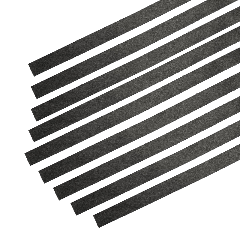 RISE - Lange Flogger met Harde Strengen – Zwart-laced-up.nl