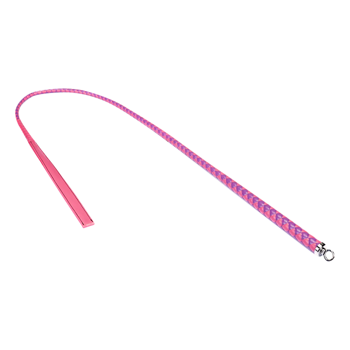 RISE - BDSM Zweep - Feather Wide Single Tail - Roze/Paars-Erotiekvoordeel.nl