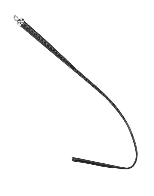 RISE - BDSM Zweep - Feather Wide Single Tail - Zwart-Erotiekvoordeel.nl