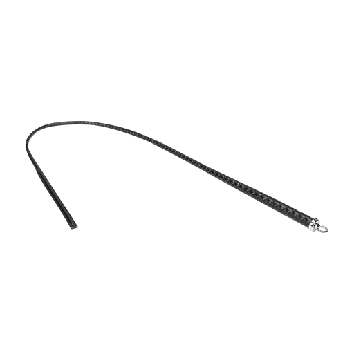 RISE - BDSM Zweep - Feather Wide Single Tail - Zwart-Erotiekvoordeel.nl