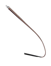 RISE - BDSM Zweep - Feather Wide Single Tail - Wijnrood/Zwart-laced-up.nl