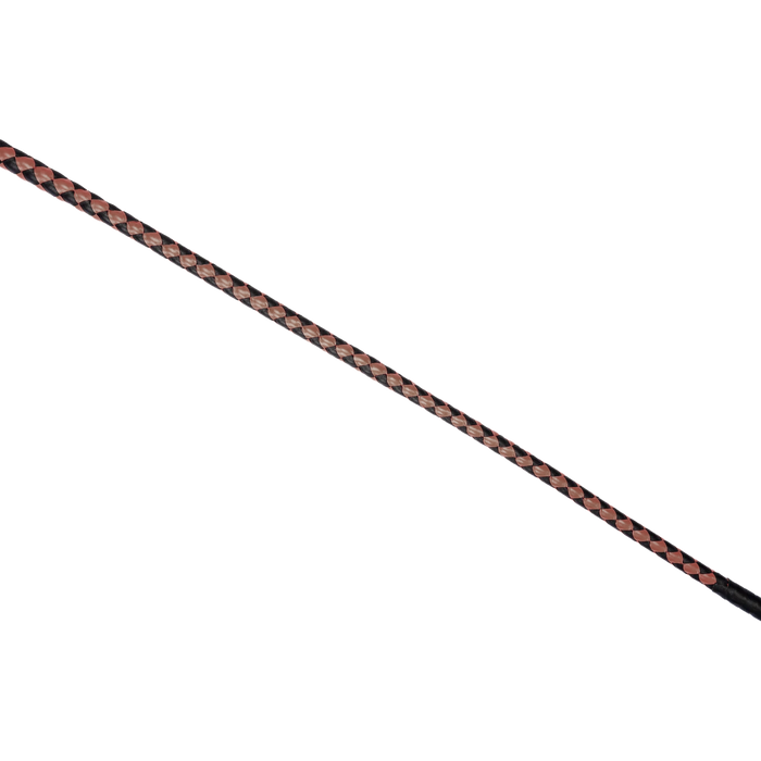 RISE - BDSM Zweep - Feather Wide Single Tail - Wijnrood/Zwart-Erotiekvoordeel.nl