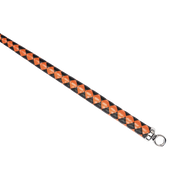 RISE - BDSM Zweep - Feather Slim Single Tail - Oranje/Zwart-laced-up.nl