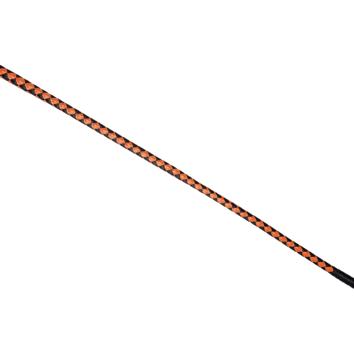 RISE - BDSM Zweep - Feather Slim Single Tail - Oranje/Zwart-Erotiekvoordeel.nl