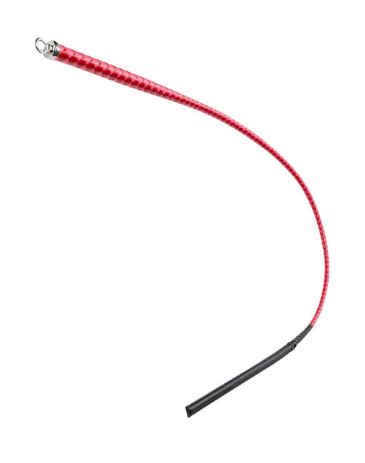 RISE - BDSM Zweep - Feather Slim Single Tail - Rood/Roze-Erotiekvoordeel.nl