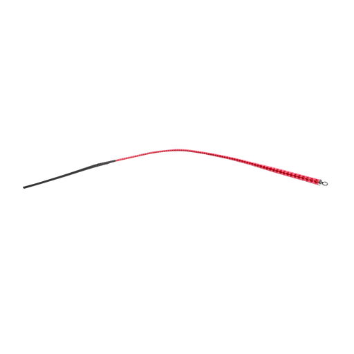 RISE - BDSM Zweep - Feather Slim Single Tail - Rood/Roze-Erotiekvoordeel.nl