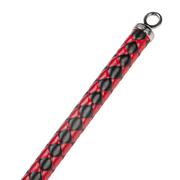 RISE - Cat O' Nine BDSM Zweep - Heavy - Zwart/Rood-laced-up.nl