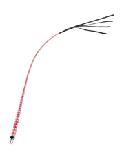 RISE - Japanse Bull Whip - 120 cm - Roze/Wit-laced-up.nl