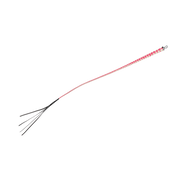 RISE - Japanse Bull Whip - 120 cm - Roze/Wit-laced-up.nl