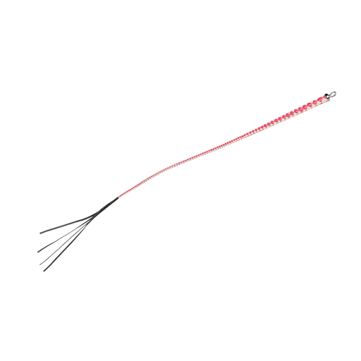RISE - Japanse Bull Whip - 120 cm - Roze/Wit-Erotiekvoordeel.nl