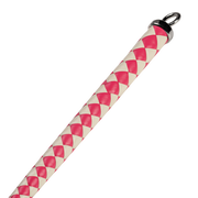RISE - Japanse Bull Whip - 120 cm - Roze/Wit-laced-up.nl