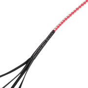 RISE - Japanse Bull Whip - 120 cm - Roze/Wit-laced-up.nl