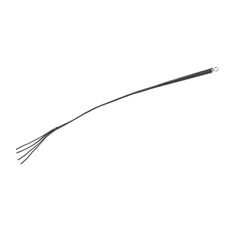 RISE - Japanse Bull Whip - 120 cm - Zwart-laced-up.nl