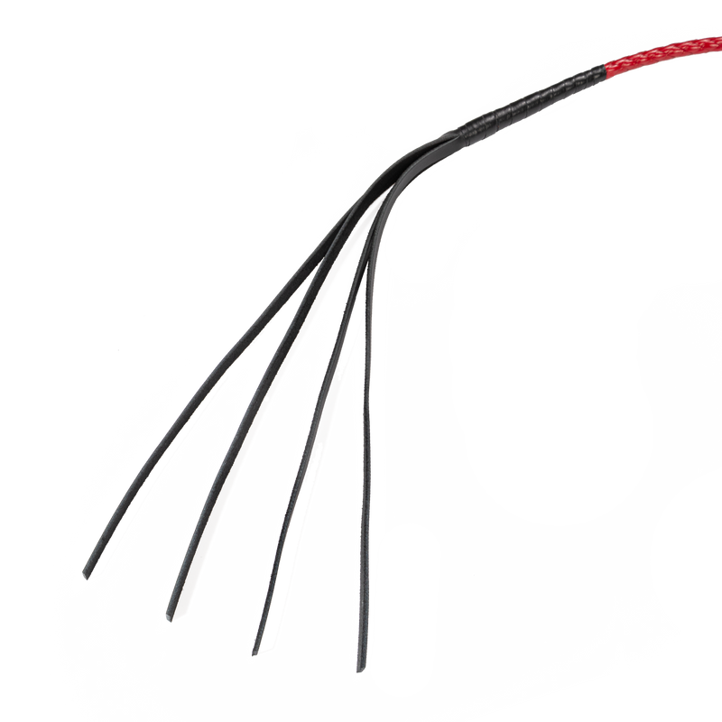 RISE - Japanse Bull Whip - 120 cm - Rood-laced-up.nl