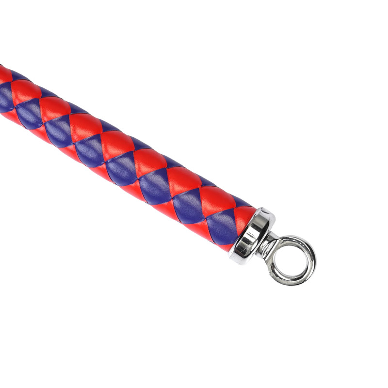RISE - Japanse Bull Whip - 90 cm - Rood/Blauw-laced-up.nl