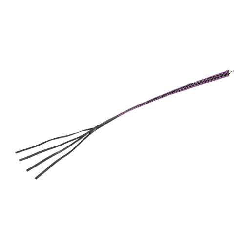 RISE - Japanse Bull Whip - 90 cm - Zwart/Paars-Erotiekvoordeel.nl