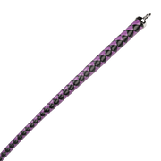 RISE - Japanse Bull Whip - 90 cm - Zwart/Paars-laced-up.nl
