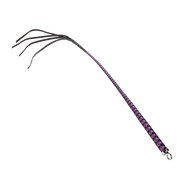 RISE - Japanse Bull Whip - 90 cm - Zwart/Paars-laced-up.nl