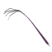 RISE - Japanse Bull Whip - 90 cm - Zwart/Paars-Erotiekvoordeel.nl
