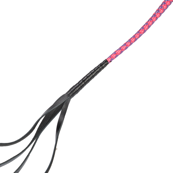 RISE - Japanse Bull Whip - 90 cm - Roze/Paars-Erotiekvoordeel.nl