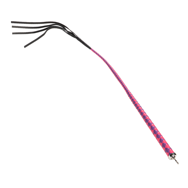 RISE - Japanse Bull Whip - 90 cm - Roze/Paars-laced-up.nl