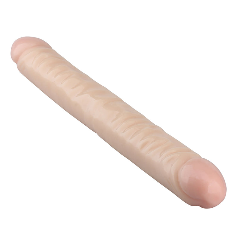 Being Fetish - PVC Double Dildo 17.3" flesh-laced-up.nl