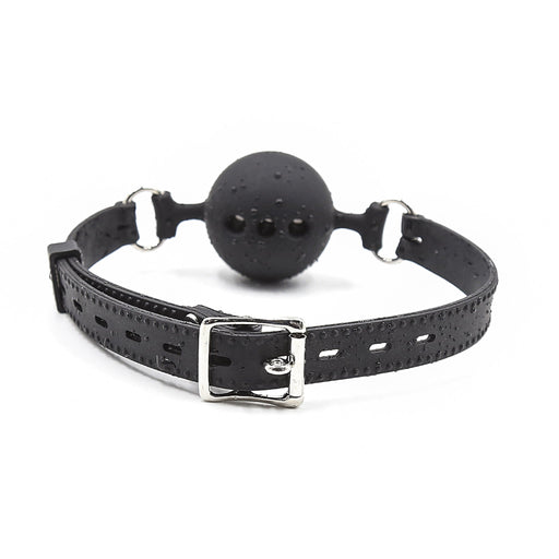 Smart Moves - Ball Gag - Diameter 50 mm - Maat L - Zwart-Erotiekvoordeel.nl