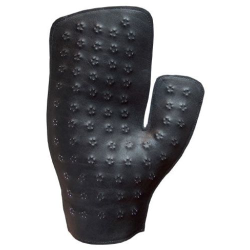 Mister B - Leren Pin Prik Handschoen - Rechterhand-Laced-up.nl
