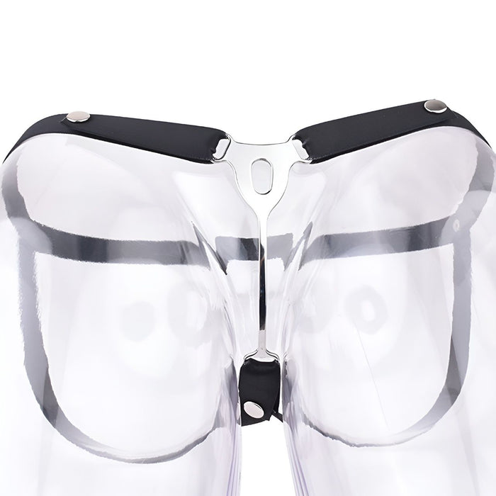 Kiotos - Male to Female Kuisheidsgordel met Plaat - Sissy Kuisheidsgordel-Erotiekvoordeel.nl